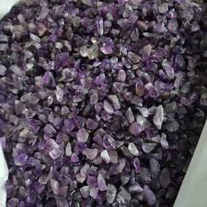 Éclats d'améthyste naturelle, pierres brutes de cristal violet, pierres minérales décoratives, vente en gros en vrac - Product Image 5