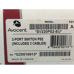 AVOCENT SV220PS2-EU SWITCHVIEW 2-PORT PS2 KVM - Équipements et pièces semi-conducteurs d'occasion fiables à l'échelle mondiale - Product Image 5