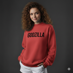 Sweat-shirt à col montant pour femme, design personnalisé, nouvelle collection automne, coupe ample, manches longues, hiver, uni, décontracté, polyester / coton - Product Image 1