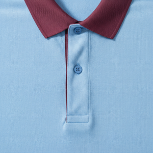 เสื้อโปโลแขนสั้นผู้ชายสำหรับฤดูร้อน รุ่นใหม่ ลายกอล์ฟ สีสันตัดกัน ยืดหยุ่น ระบายอากาศได้ดี เนื้อผ้าเจอร์ซีย์แบบเบา - Product Image 4