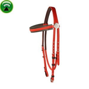 Cuerda de caballo roja personalizada, transpirable, pvc, elegante, halter - Product Image 1