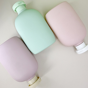 Pavico Vietnam 280ml Cosmetic Shoulder Bottle PE Velvet Eco Friendly Packaging for Shampoo <b>Conditioner</b> OEM ODM - Product Image 1