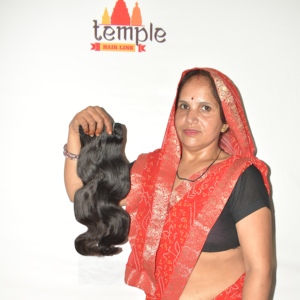 Indian Raw Remy Human <b>Hair</b> Machine Double Weft Natural Black <b>Hair</b> Extensions 100g Unprocessed Cuticle Aligned for <b>Women</b> - Product Image 4