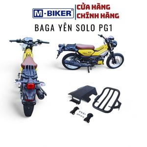 Porte-bagages pour siège solo M-Biker Yamaha PG-1, accessoires pour moto - Product Image 2