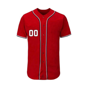 Camiseta de Béisbol Sublimada Personalizada, con Botones, de Secado Rápido, Poliéster, Uniforme de Equipo, Ropa Deportiva Transpirable para Hombres y Jóvenes - Product Image 3