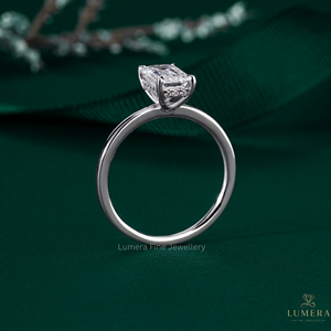 เครื่องประดับมรกตและเพชรทรงกลม D VVS2 ทอง 9k 10k 14k 18k เครื่องประดับชั้นดีสำหรับโอกาสพิเศษที่ทันสมัยและสไตล์ประจำวัน - Product Image 2