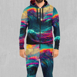 Survêtement d'hiver pour homme de qualité supérieure avec sublimation, matière extensible, coupe confortable, grande taille, design audacieux inspiré du sport - Product Image 2