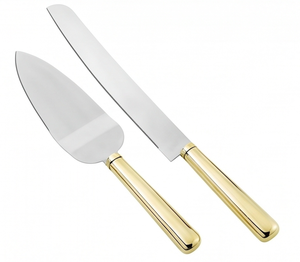 Premium Gold Handle Cake Server With Silver Finished Head Suitable <b>For</b> Stylish Dessert Table And Home Events Serving Use - Product Image 1
