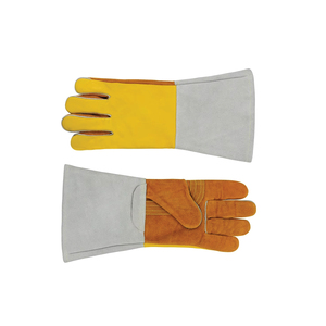 Guantes de Soldadura HOLY SIGNS INTERNATIONAL HSI-0010 de 16 Pulgadas, de Piel de Vaca, con Forro Polar, Resistentes al Calor, al Fuego y a las Salpicaduras de Metal Fundido - Product Image 6