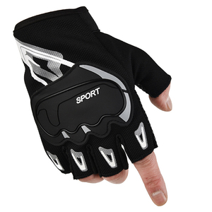 Guantes de Levantamiento de Pesas de Cuero Impermeables con Medio Dedo y Logotipo Personalizado para Gimnasio, Ciclismo y Entrenamiento Deportivo, Unisex, Colores y Tallas Personalizables - Product Image 1