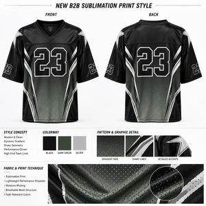 Women American Football Jersey Oversized Mesh Sports <b>Shirt</b> Custom Game Day Apparel OEM ODM Supplier Wholesale - Product Image 6