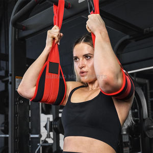 Gym Lifting Straps <b>Nylon</b> for Closure for Deadlift Non <b>Slip</b> Wrist Support with Custom Logo - Product Image 1