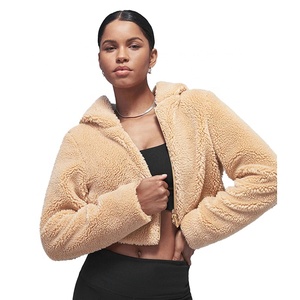 Customized Factory Winter Style Plain Dyed 100% Polyester <b>Sherpa</b> Suede Fleece <b>Fabric</b> for <b>Sherpa</b> Jacket's & Coats AFS-SJ-002 - Product Image 5