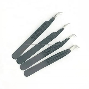 Pinzas de Acero Inoxidable para Cejas, Herramientas de Extensión de Pestañas Postizas, Reparación de Pestañas, Pinzas Antiácidas de Alta Precisión - Product Image 1