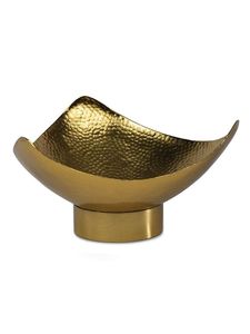 Bol de service en laiton indien, design ethnique, vaisselle décorative pour la cuisine et la salle à manger, sans danger pour les aliments, durable, artisanat traditionnel fait à la main - Product Image 5