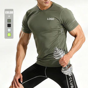 Camisetas Deportivas al por Mayor para Hombre, Ajustadas, para Entrenamiento, Fitness, Unisex, Lisas, Personalizadas, Tallas Grandes, para Correr y Gimnasio - Product Image 1