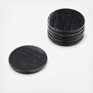 Ensemble de 4 sous-verres carrés en marbre blanc, élégants, pour table à manger et décoration de mariage, pour la maison ou les événements - Product Image 6