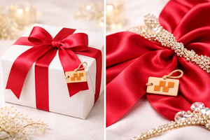 Cinta de Satén de Poliéster de Doble Cara Roja de 50 mm, Resistente al Encogimiento, de Primera Calidad, para Manualidades y Regalos - Product Image 3