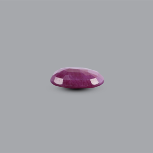 African Ruby 5.85 Carat Oval Cabochon Loose Gemstone for Fine Jewelry - Product Image 3
