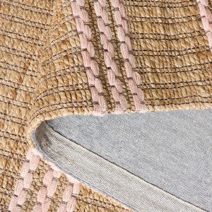 Tapis tressé en jute naturel pour intérieur et extérieur, idéal pour hôtels, bars, restaurants, tapis de sol au design élégant pour chambres, salles de bain, cuisines et espaces de prière. - Product Image 2