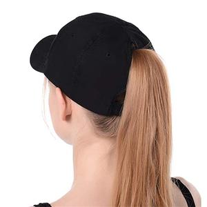 OEM 2026 Custom Logo Women's Ponytail Baseball Cap Messy High Bun Adjustable <b>Dad</b> <b>Hat</b> Made By TRIOTAKE Industry - Product Image 4