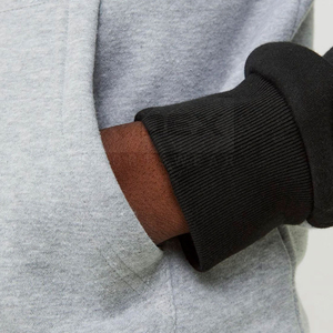 Sudadera con Capucha para Hombre, a la Moda, de Alta Calidad, 100% Algodón Poliéster, Invierno, Diseño Sólido, Impresión Serigráfica, MOQ Bajo - Product Image 5