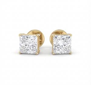 Premium Quality Iced Out Moissanite <b>Stud</b> Earrings For Women Designed For Engagement Parties Wedding Available For Sale - Product Image 2