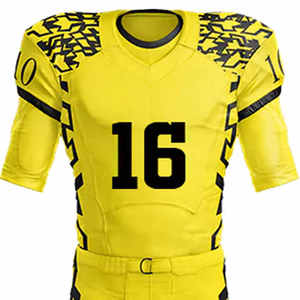 Meilleures ventes : Uniforme de football américain en tissu 4 directions, manches courtes, imprimé, nouveau style, coupe classique, haute qualité - Product Image 2