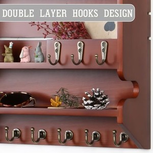Aqdus Saleem - Gancho para Llaves Decorativo Rectangular Tradicional Pintado a Mano en Madera de Pino para Sala de Estar - Venta al por Mayor desde India - Product Image 5