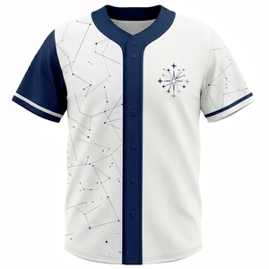เสื้อเบสบอลแบบซับลิเมชั่น OEM แฟชั่น ปรับแต่งชุดเบสบอลและซอฟต์บอลเปล่าพร้อมออกแบบโลโก้ตามสั่ง - Product Image 1