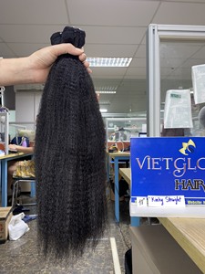 วิกผมคนผม100% หนังกำพร้าผมคนเวียดนามลอนลึกหยิกผมตรง - Product Image 3