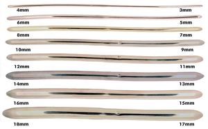 Dilatateurs de Hegar Premium 7,5 pouces, instrument double extrémité, manuel, en acier inoxydable, certifié CE ISO13485, usage hospitalier - Product Image 3