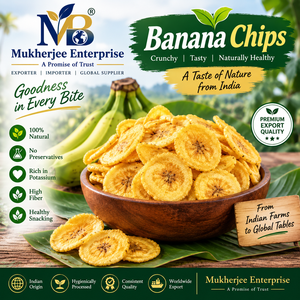Chips de Plátano Naturales, Crujientes, Fruta Deshidratada, Sin Conservantes, Ricos en Potasio y Fibra, Mukherjee Enterprise, 12 Meses de Caducidad - Product Image 4