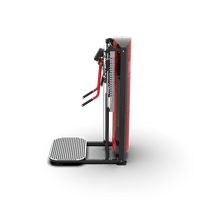 Équipement de fitness QLI : Machine multifonctionnelle sur pied avec pile de poids de 120 kg, réglable, en acier, pour usage domestique et commercial, pour le renforcement du dos