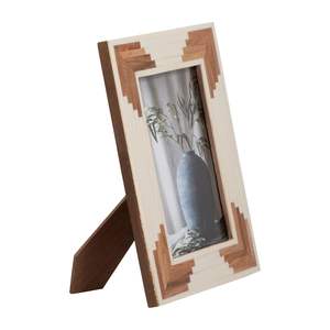 Cadre photo en bois bicolore fait main - Product Image 2