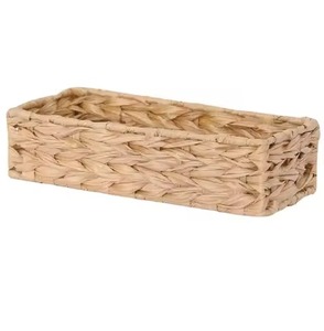 Cesta de Almacenamiento Rectangular de Mimbre Tejida a Mano, Ideal para Ropa, Cocina, Artículos Esenciales del Hogar y Accesorios Rústicos para el Hogar - Product Image 5