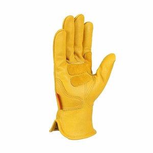 Reinforced Cowhide Grain Leather <b>Driver</b> Work <b>Gloves</b> Heavy Duty Abrasion Resistant High Quality Outdoor Activities <b>Gloves</b> - Product Image 6