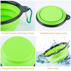 Set di 4 Ciotole Pieghevoli in Silicone Senza BPA per Cani e Gatti, Ideali per Viaggi - Product Image 2