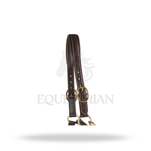 Cabestro de Cuero Premium para Caballo, Acolchado y Ajustable, con Herrajes de Latón - Product Image 3