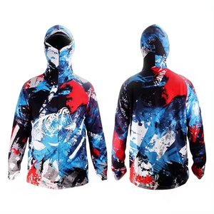 Sudadera con Capucha para Hombre con Protección UV, Transpirable, de Secado Rápido, Manga Larga, para Pesca, Kayak, Navegación, Senderismo - Product Image 4