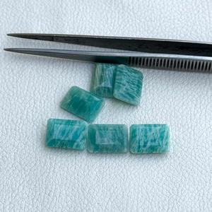 Nouvelle tendance 8x10mm Amazonite naturelle à facettes octogone coupe pierre précieuse en vrac pierre Amazonite semi-précieuse pour la fabrication de bijoux fournisseur - Product Image 2