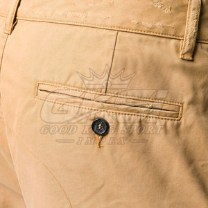 Pantalon cargo pour homme fabriqué en usine, vente chaude, 100% coton, respirant, coupe droite, couleur unie - Product Image 5
