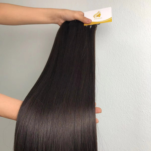 Lot en gros d'extensions de cheveux humains Remy vierges 100% vietnamiens de haute qualité, double épaisseur, sans perte ni nœuds - Product Image 1