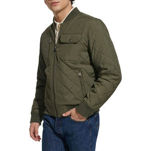Chaqueta Bomber de Béisbol de Satén Impermeable para Hombre con Bordado de Nombre y Número del Equipo de Diseño y Diseño de Collage - Product Image 2