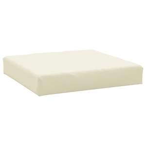 Coussin de palette d'extérieur en tissu Oxford blanc crème moyen (100 % polyester) – Confortable et durable pour terrasse et jardin - Product Image 5