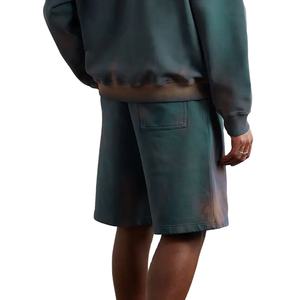 Wholesale Unisex Acid Wash <b>Sweat</b> <b>Shorts</b> <b>Men's</b> Women's High Street Style Custom Logo Elastic Waist OEM Digital Eco-Friendly - Product Image 6