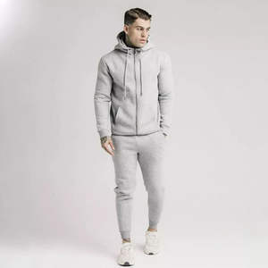 Conjunto Deportivo de 2 Piezas Personalizable para Hombre, Diseño de Moda Invernal, con Sudadera con Cremallera, Material de Felpa, Colores y Logotipo Personalizados - Product Image 4