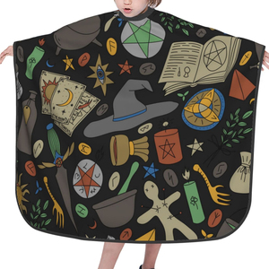 Cape de Coiffure Enfant Imperméable en Tissu Polyester Qualité Supérieure Vente en Gros Logo Personnalisé Direct Usine 2026 - Product Image 4