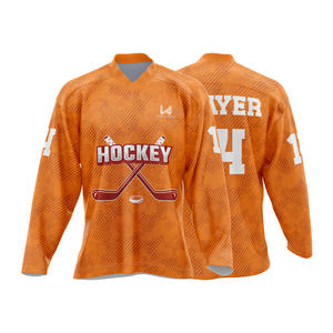 Camisetas de Hockey sobre Hielo Personalizadas con Logotipo Bordado y Nombre del Jugador, Unisex, Elásticas en Cuatro Direcciones, Transpirables, que Absorben la Humedad - Product Image 4