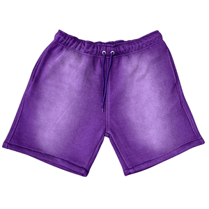 Pantalones Cortos de Verano para Hombre, de Alta Calidad, Lavados con Ácido, Diseño Moderno, Estilo Urbano con Efecto Desgastado por el Sol - Product Image 5